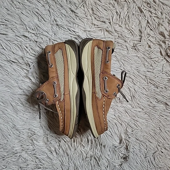 Kids Toddler Sperry Top Sider Boat Shoes Lanyard A/C Boys Shoes 11 M Classic - Picture 3 of 12